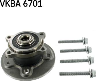 SKF VKBA 6701 - Riteņa rumbas gultņa komplekts ps1.lv