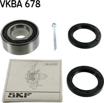 SKF VKBA 678 - Riteņa rumbas gultņa komplekts ps1.lv