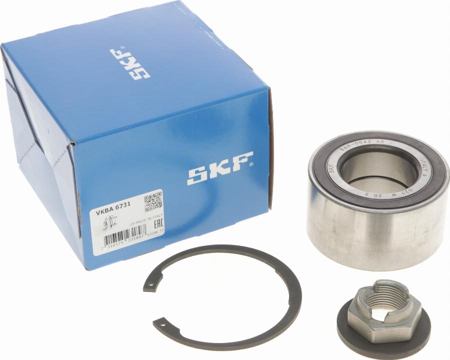 SKF VKBA 6731 - Riteņa rumbas gultņa komplekts ps1.lv