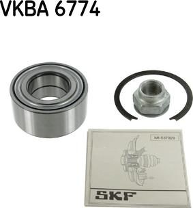 SKF VKBA 6774 - Riteņa rumbas gultņa komplekts ps1.lv