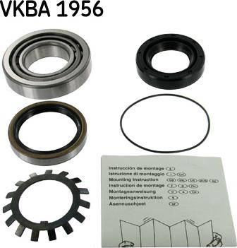 SKF VKBA 1956 - Riteņa rumbas gultņa komplekts ps1.lv