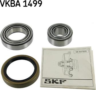 SKF VKBA 1499 - Riteņa rumbas gultņa komplekts ps1.lv