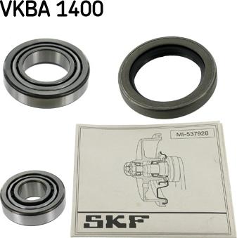 SKF VKBA 1400 - Riteņa rumbas gultņa komplekts ps1.lv