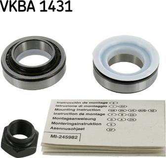 SKF VKBA 1431 - Riteņa rumbas gultņa komplekts ps1.lv