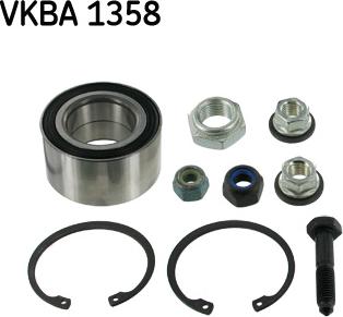 SKF VKBA 1358 - Riteņa rumbas gultņa komplekts ps1.lv