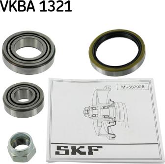 SKF VKBA 1321 - Riteņa rumbas gultņa komplekts ps1.lv