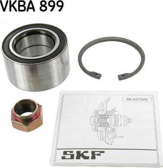 SKF VKBA 899 - Riteņa rumbas gultņa komplekts ps1.lv