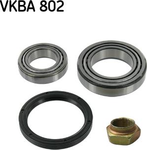 SKF VKBA 802 - Riteņa rumbas gultņa komplekts ps1.lv