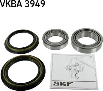 SKF VKBA 3949 - Riteņa rumbas gultņa komplekts ps1.lv