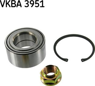 SKF VKBA 3951 - Riteņa rumbas gultņa komplekts ps1.lv