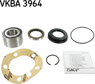 SKF VKBA 3964 - Riteņa rumbas gultņa komplekts ps1.lv