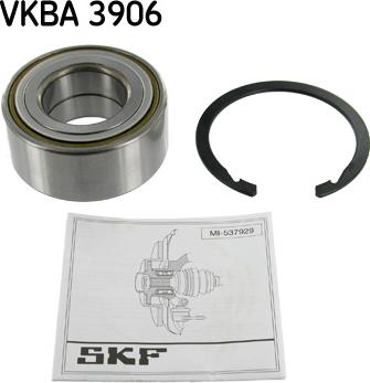 SKF VKBA 3906 - Riteņa rumbas gultņa komplekts ps1.lv