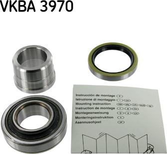 SKF VKBA 3970 - Riteņa rumbas gultņa komplekts ps1.lv