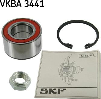 SKF VKBA 3441 - Riteņa rumbas gultņa komplekts ps1.lv