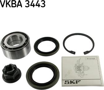 SKF VKBA 3443 - Riteņa rumbas gultņa komplekts ps1.lv