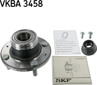 SKF VKBA 3458 - Riteņa rumbas gultņa komplekts ps1.lv