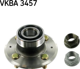 SKF VKBA 3457 - Riteņa rumbas gultņa komplekts ps1.lv