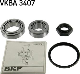 SKF VKBA 3407 - Riteņa rumbas gultņa komplekts ps1.lv