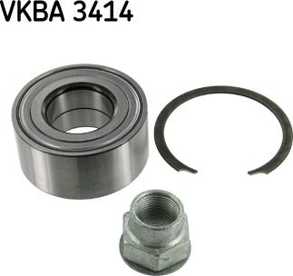 SKF VKBA 3414 - Riteņa rumbas gultņa komplekts ps1.lv