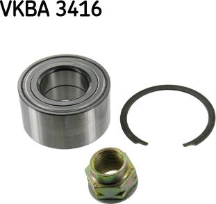 SKF VKBA 3416 - Riteņa rumbas gultņa komplekts ps1.lv