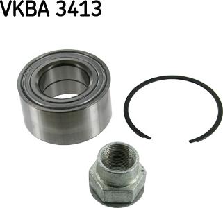 SKF VKBA 3413 - Riteņa rumbas gultņa komplekts ps1.lv