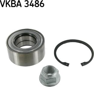 SKF VKBA 3486 - Riteņa rumbas gultņa komplekts ps1.lv