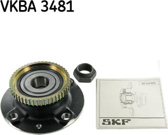 SKF VKBA 3481 - Riteņa rumbas gultņa komplekts ps1.lv