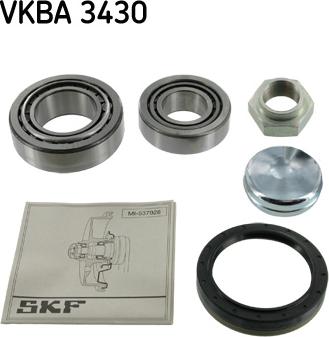 SKF VKBA 3430 - Riteņa rumbas gultņa komplekts ps1.lv