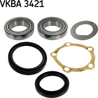 SKF VKBA 3421 - Riteņa rumbas gultņa komplekts ps1.lv