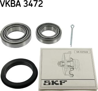 SKF VKBA 3472 - Riteņa rumbas gultņa komplekts ps1.lv