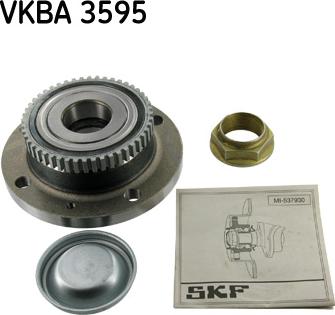 SKF VKBA 3595 - Riteņa rumbas gultņa komplekts ps1.lv