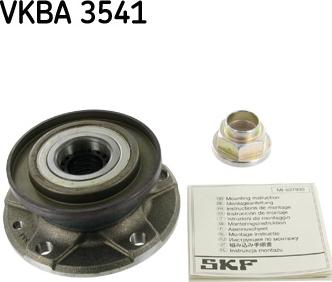 SKF VKBA 3541 - Riteņa rumbas gultņa komplekts ps1.lv