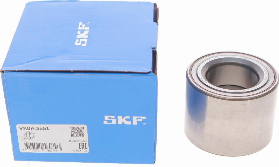 SKF VKBA 3551 - Riteņa rumbas gultņa komplekts ps1.lv