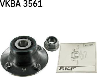 SKF VKBA 3561 - Riteņa rumbas gultņa komplekts ps1.lv