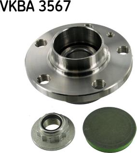 SKF VKBA 3567 - Riteņa rumbas gultņa komplekts ps1.lv