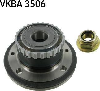 SKF VKBA 3506 - Riteņa rumbas gultņa komplekts ps1.lv