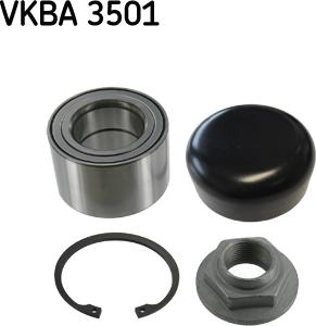 SKF VKBA 3501 - Riteņa rumbas gultņa komplekts ps1.lv