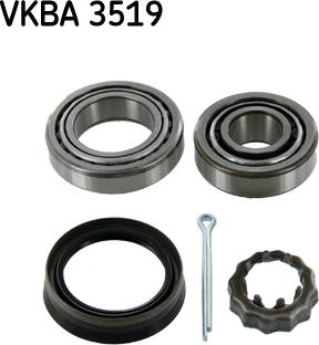 SKF VKBA 3519 - Riteņa rumbas gultņa komplekts ps1.lv