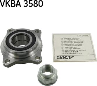 SKF VKBA 3580 - Riteņa rumbas gultņa komplekts ps1.lv