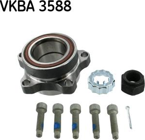 SKF VKBA 3588 - Riteņa rumbas gultņa komplekts ps1.lv