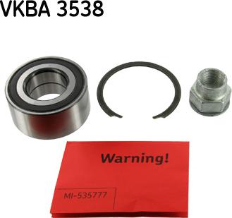 SKF VKBA 3538 - Riteņa rumbas gultņa komplekts ps1.lv