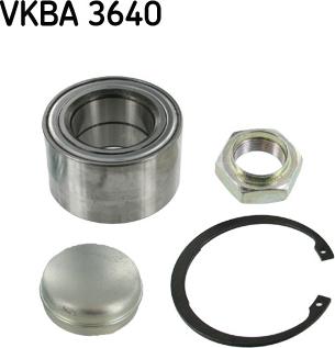 SKF VKBA 3640 - Riteņa rumbas gultņa komplekts ps1.lv