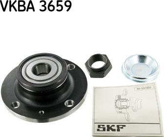 SKF VKBA 3659 - Riteņa rumbas gultņa komplekts ps1.lv