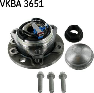 SKF VKBA 3651 - Riteņa rumbas gultņa komplekts ps1.lv