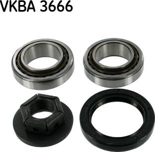 SKF VKBA 3666 - Riteņa rumbas gultņa komplekts ps1.lv