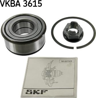 SKF VKBA 3615 - Riteņa rumbas gultņa komplekts ps1.lv