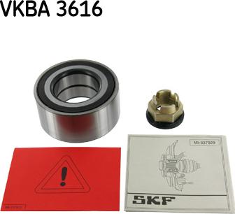 SKF VKBA 3616 - Riteņa rumbas gultņa komplekts ps1.lv