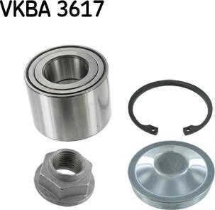 SKF VKBA 3617 - Riteņa rumbas gultņa komplekts ps1.lv