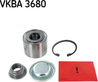 SKF VKBA 3680 - Riteņa rumbas gultņa komplekts ps1.lv