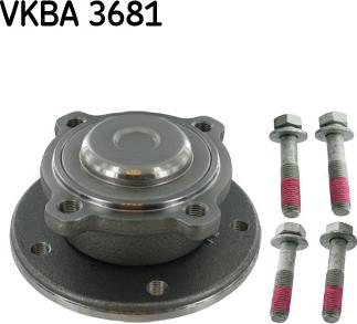 SKF VKBA 3681 - Riteņa rumbas gultņa komplekts ps1.lv